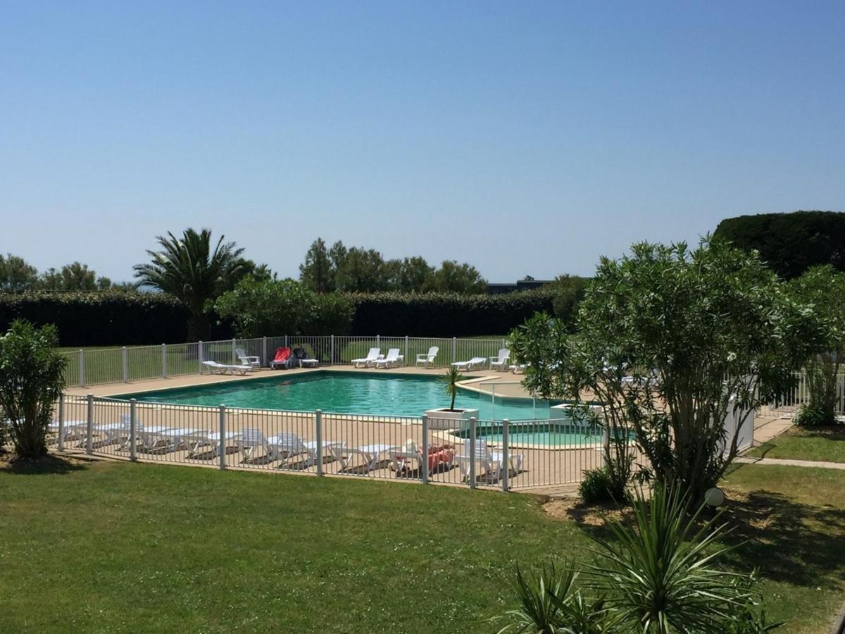 Apercu Mer: Bel Appartement Avec Piscine, Tennis Et Proche Plage - Fr-1-3-450 บีดาร์ ภายนอก รูปภาพ